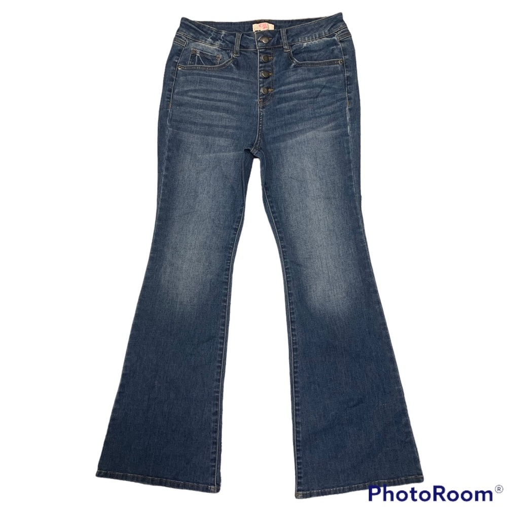 GB girls button fly flare jeans size 14